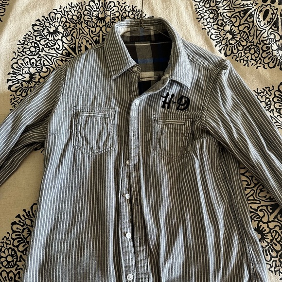 Reversible Harley Davidson button down - Picture 2 of 4
